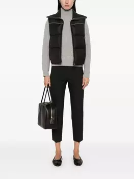 Peserico укороченные брюки, серый