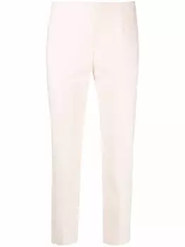 Peserico укороченные брюки средней посадки, серый