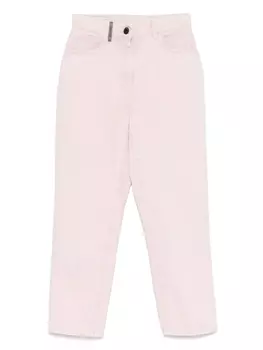 Peserico укороченные джинсы, розовый