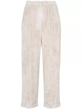 Peserico вельветовые брюки, нейтральный цвет