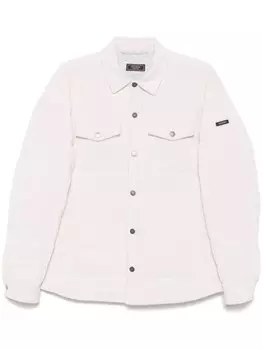 Peserico вельветовый пуховик, белый