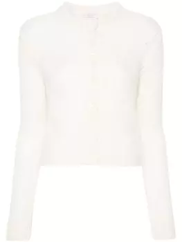 Peserico вязаный кардиган, белый