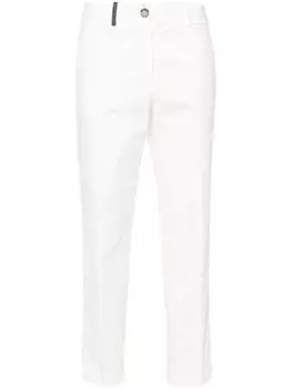 Peserico зауженные брюки, белый