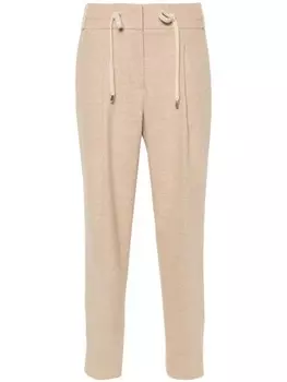 Peserico зауженные брюки, нейтральный цвет