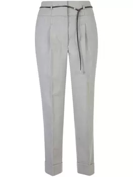 Peserico зауженные брюки, серый