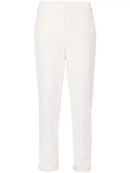 Peserico зауженные вельветовые брюки, серый