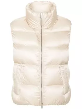 Peserico жилет с декором Monili, нейтральный цвет