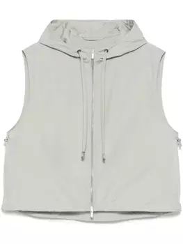 Peserico жилет с капюшоном, зеленый