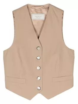 Peserico жилет с V-образным вырезом, нейтральный цвет