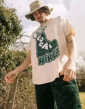 Песочная футболка унисекс с рисунком местного туриста Batch1