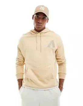 Песочный худи с аппликацией New Era Arizona Diamond Backs