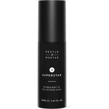 Pestle & Mortar Superstar 2% ретиноидное ночное масло Ночная сыворотка для лица с витамином Е, витамином С и органическим маслом 30 мл