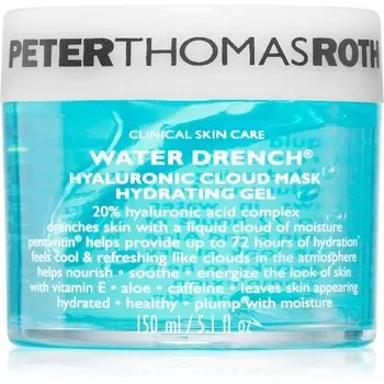 Peter Thomas Roth Water Drench Hyaluronic Cloud Mask Hydrating Gel увлажняющая гелевая маска с гиалуроновой кислотой 150 мл Inna marka