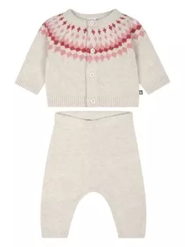 Petit Bateau брюки трикотажные (комплект из двух штук), нейтральный цвет