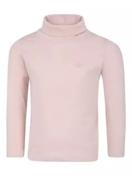 Petit Bateau футболка из хлопка с высоким воротом, розовый