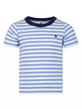 Petit Bateau футболка в полоску, белый