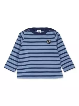 Petit Bateau полосатая футболка, синий
