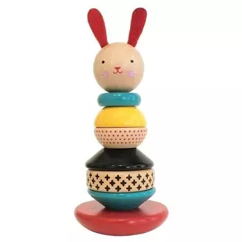 Petit Collage, сортировщик кроликов-пирамид