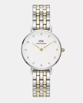 Petit Lumine Link DW00100616 двухцветные женские часы из стали Daniel Wellington, мультиколор