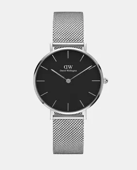 Petite Mesh DW00100162 женские часы со стальной сеткой Daniel Wellington, серебро