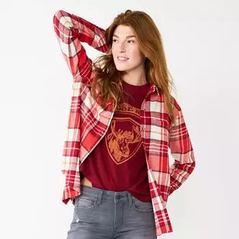 Petite Sonoma Goods For Life Фланелевая рубашка на каждый день Sonoma Goods For Life