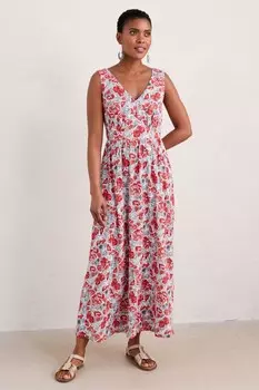 Petite трикотажное платье из полмантера Seasalt Cornwall, красный