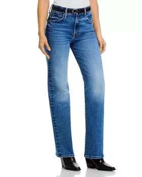 Petites Lil Kick It High Rise Jeans in Bitchn MOTHER, синий