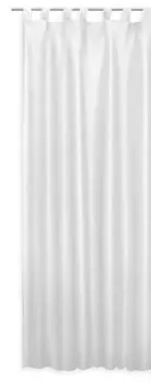 Петли для штор из вуали черно-белые прозрачные шторы ок. 140х245 см в стиле ретро. Haus und Deko, белый