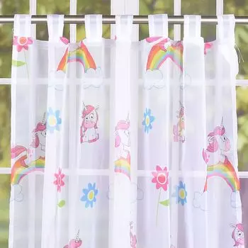 Петля для штор Петля для штор готовая штора однотонная вуаль бордо 140х245см Schmidt Spiele, мультиколор