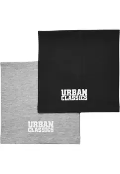 Петля URBAN CLASSICS " Urban Classics Unisex Logo Tube Scarf Kids, 2 шт.", черный