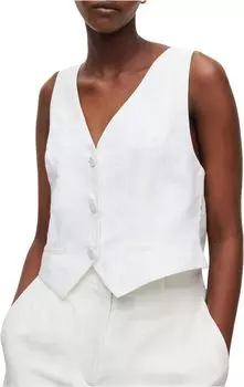 Петра Жилет AllSaints, цвет Off-White