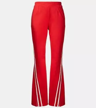 Петровские расклешенные брюки The Upside, красный