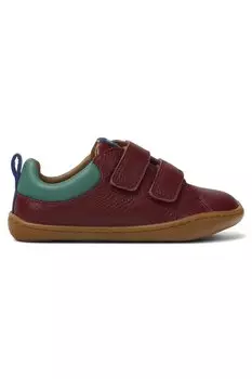 Peu Cami 473 кожаные спортивные туфли на липучке Camper, красный