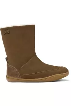 Peu Cami 8531 ботильоны из замши и кожи Camper, коричневый