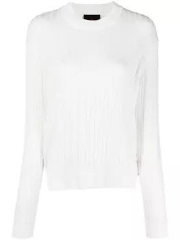 Peuterey джемпер фактурной вязки, белый