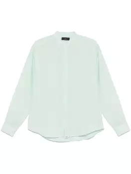 Peuterey льняная рубашка, зеленый