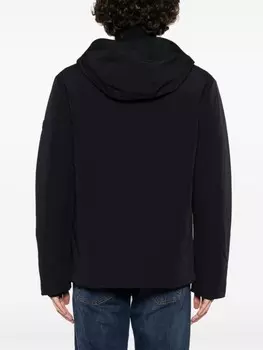 Peuterey пуховик с капюшоном, синий