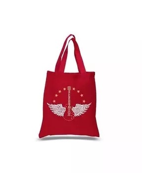 Певицы в стиле кантри — маленькая большая сумка Word Art La Pop Art, красный