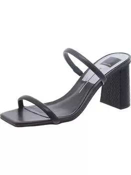 PEYTON Женские туфли из искусственной кожи с квадратным носком и блочным каблуком Dolce Vita, цвет black stella