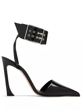 Pferi лакированные туфли Fame 100, черный