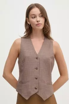 PFGRATIFIANT жилет из смесовой шерсти La Petite Franaise, бежевый