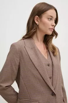 PFVAILLANTE жакет из смесовой шерсти La Petite Franaise, бежевый