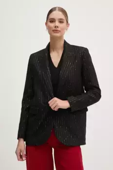 PFVERITABLE шерстяная блейзер La Petite Franaise, черный
