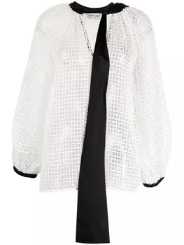 Phaeonia блузка с длинными рукавами и пайетками, белый