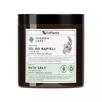 Pharma care натуральная соль для ванн с белой глиной Vis Plantis, 800 гр