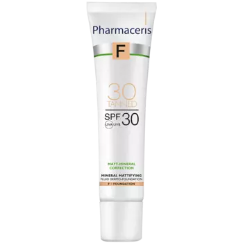 Pharmaceris F Matt-Mineral-Correction минеральный матирующий дермо-флюид SPF30 30 загорелый, 30 мл