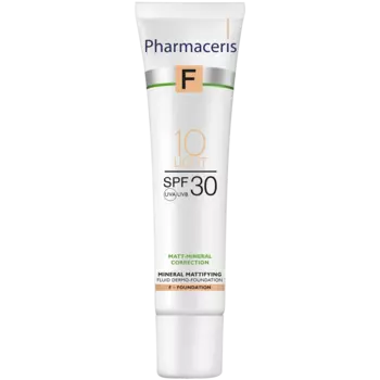 Pharmaceris F Matt-Mineral-Correction минеральный матирующий дермофлюид SPF30 10 светлый, 30 мл