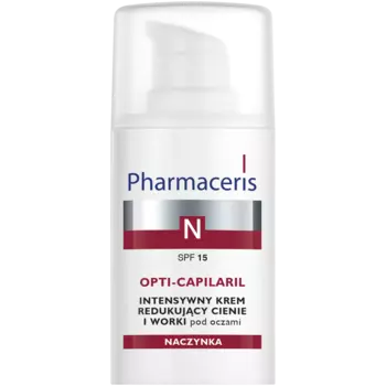 Pharmaceris N Opti-Capilaril интенсивный крем, уменьшающий темные круги и мешки под глазами SPF15, 15 мл