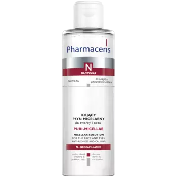 Pharmaceris N Puri-Micellar успокаивающая мицеллярная вода для лица и глаз, 200 мл