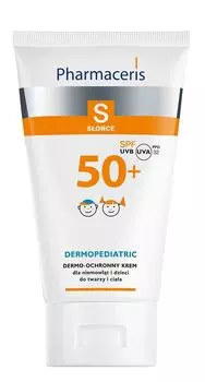Pharmaceris S Dermopediatric SPF50+ защитный крем с фильтром для детей, 125 ml